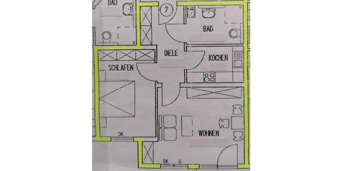 Etagenwohnung Staufenberg - 2 Zimmer, 59 m&sup2;, 620&euro; | Angebot:25859869