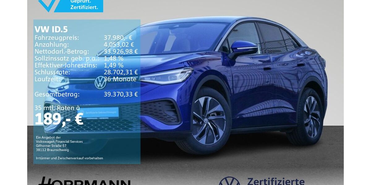 VW ID.5 14.976 km 37.980 &euro; Herborn 35745