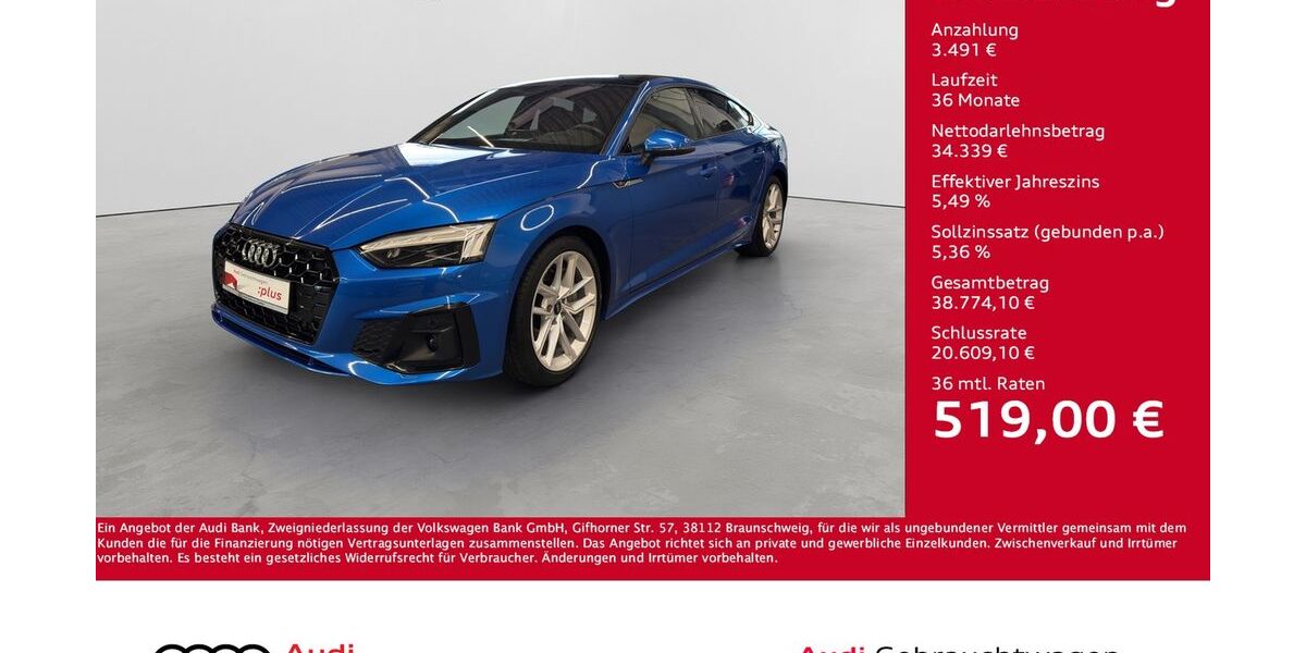Audi A5 93.000 km 34.830 &euro; Giessen 35394