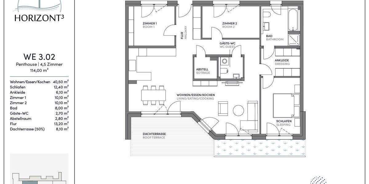 Etagenwohnung Ober-Mörlen Mörlen - 4 Zimmer, 114 m&sup2;, 560.000&euro; | Angebot:25718086