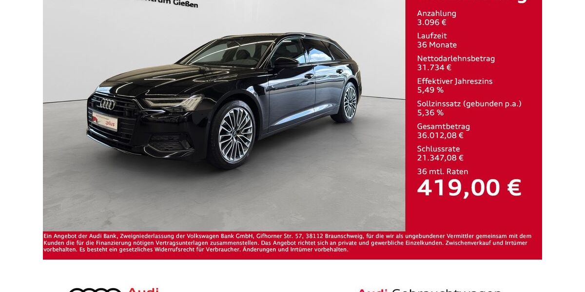 Audi A6 62.200 km 34.830 &euro; Giessen 35394