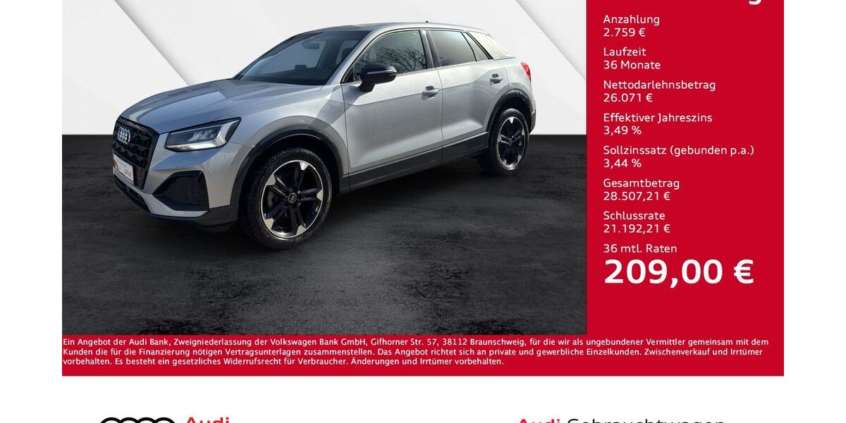Audi Q2 7.777 km 28.830 &euro; Giessen 35394