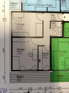 Etagenwohnung Gießen - 2 Zimmer, 55 m&sup2;, 780&euro; | Angebot:26660241