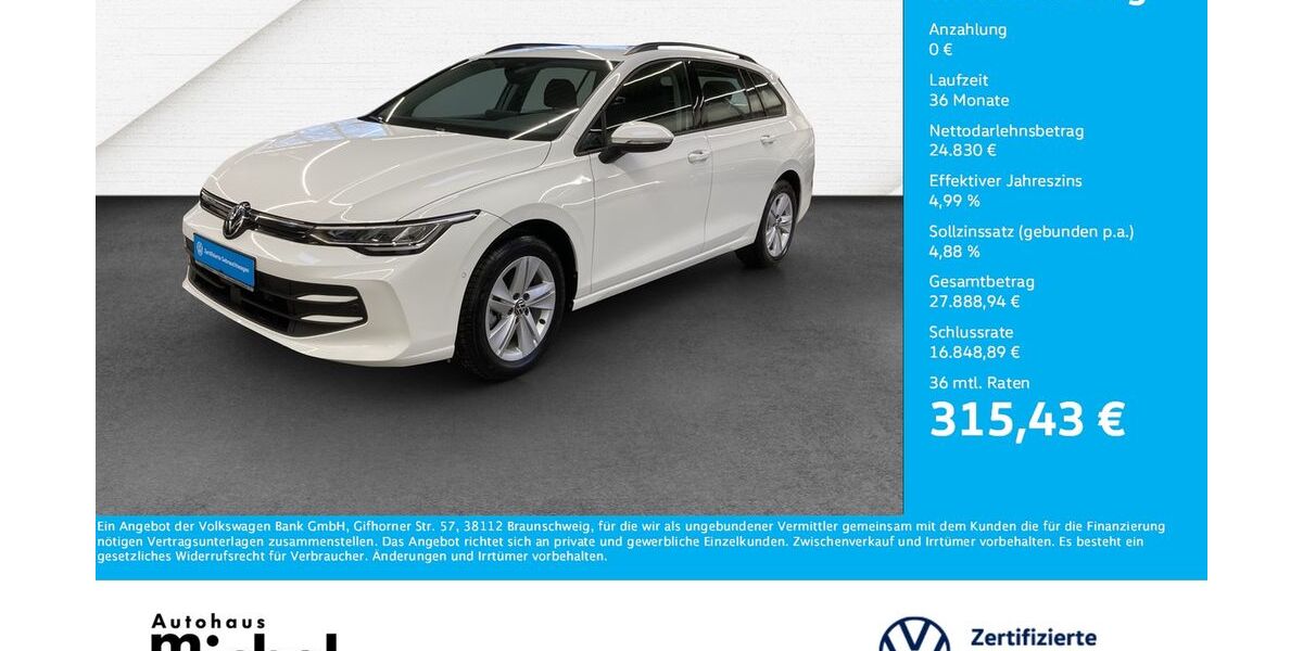 VW Golf 13.600 km 24.830 &euro; Gießen 35394