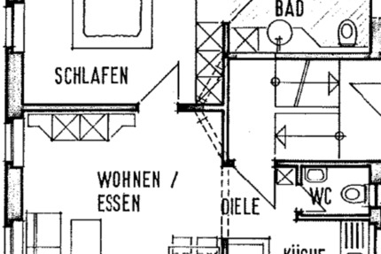 Wohnung Staufenberg - 2 Zimmer, 46 m&sup2;, 425&euro; | Angebot:25866660
