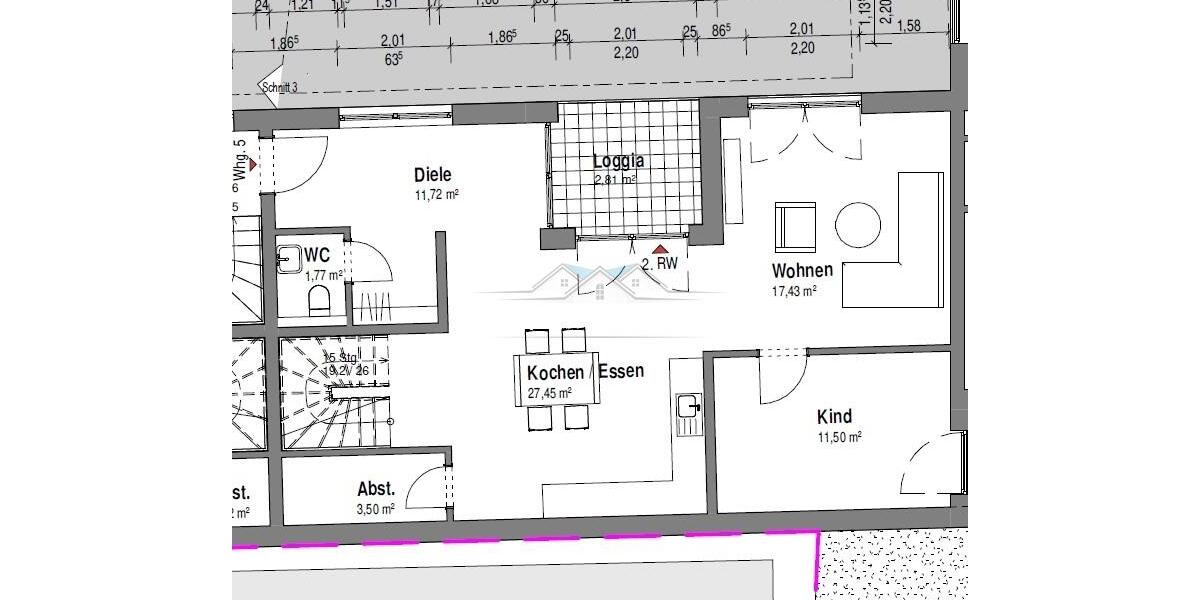 Maisonettenwohnung Butzbach - 4 Zimmer, 122 m&sup2;, 1.225&euro; | Angebot:25366286