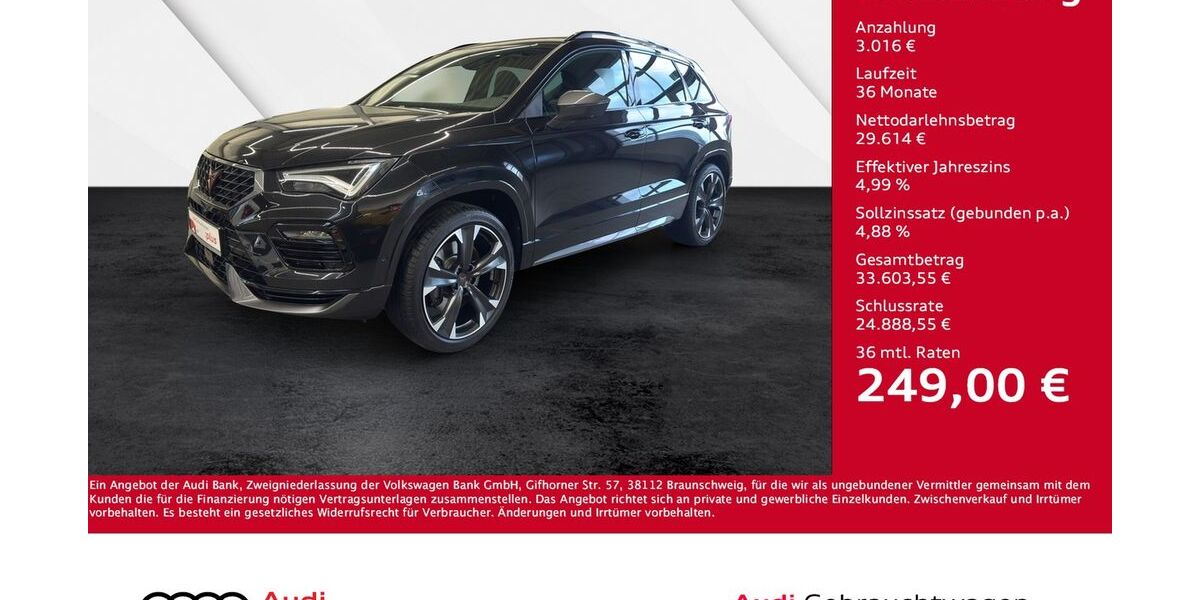 Cupra Ateca 29.150 km 32.630 &euro; Giessen 35394