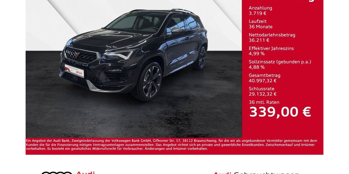 Cupra Ateca 1.050 km 39.930 &euro; Giessen 35394