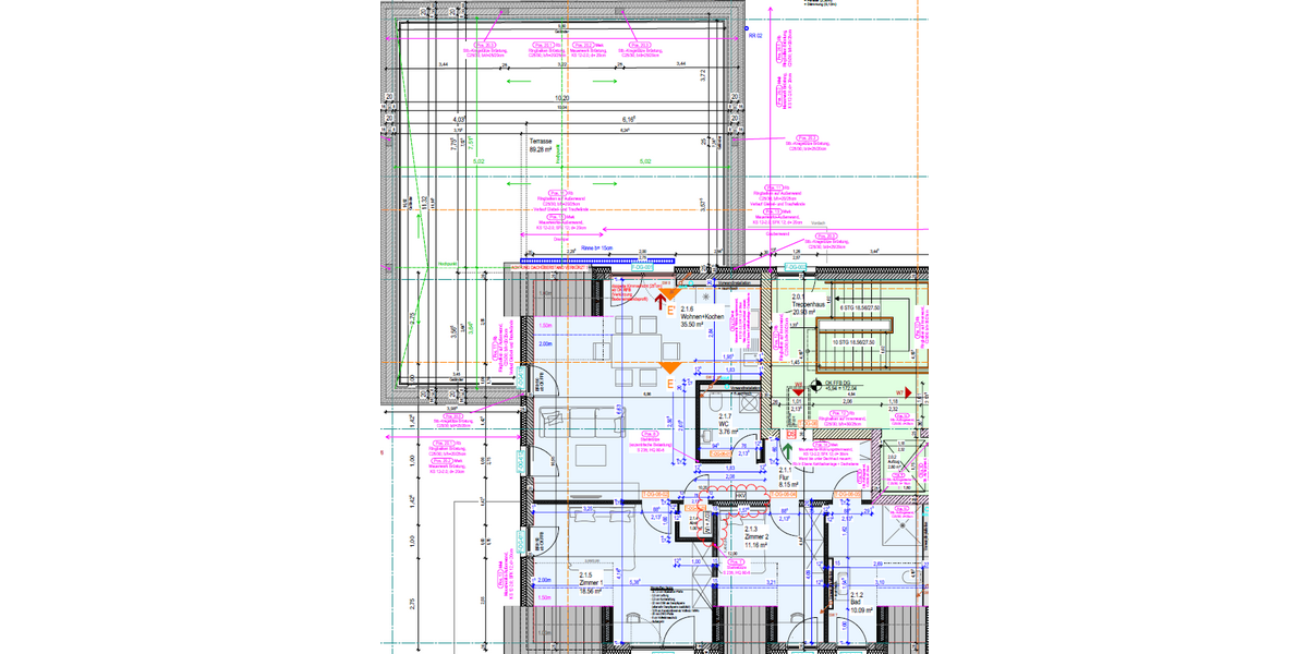 Etagenwohnung Lahnau - 3 Zimmer, 111 m&sup2;, 1.325&euro; | Angebot:25933329
