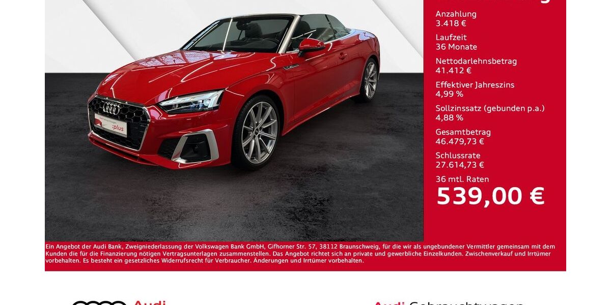 Audi A5 28.000 km 44.830 &euro; Giessen 35394