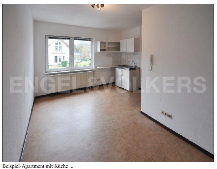 Etagenwohnung Fernwald - 1 Zimmer, 20 m&sup2;, 260&euro; | Angebot:26030522