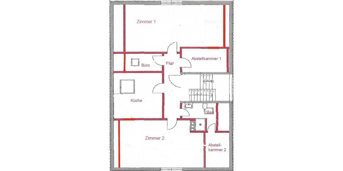Dachgeschoßwohnung Wettenberg - 2.5 Zimmer, 80 m&sup2;, 850&euro; | Angebot:26636086