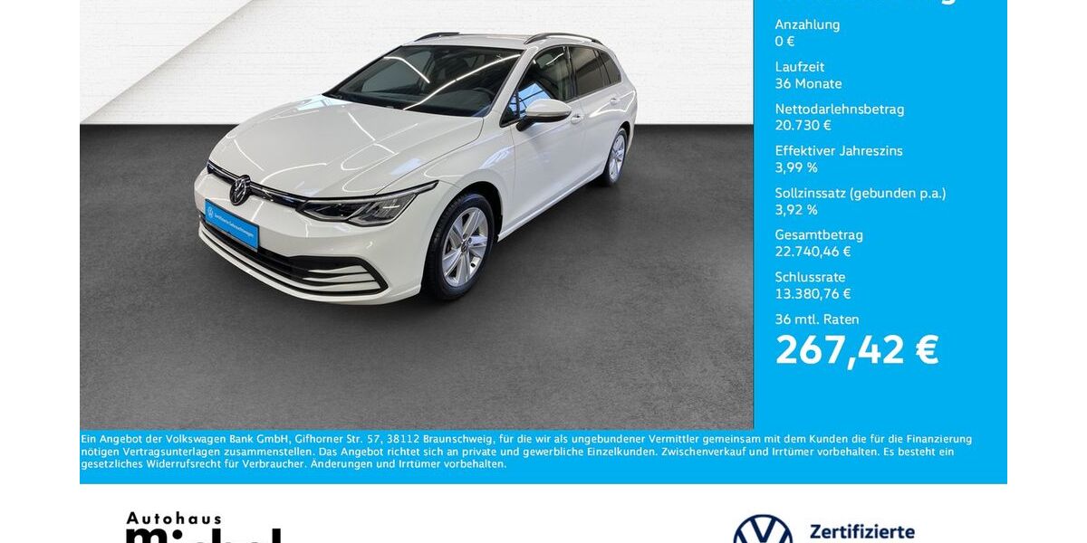 VW Golf 89.400 km 20.730 &euro; Gießen 35394