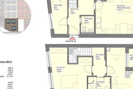 Wohnung Wetzlar - 3.5 Zimmer, 84 m&sup2;, 1.140&euro; | Angebot:23750326