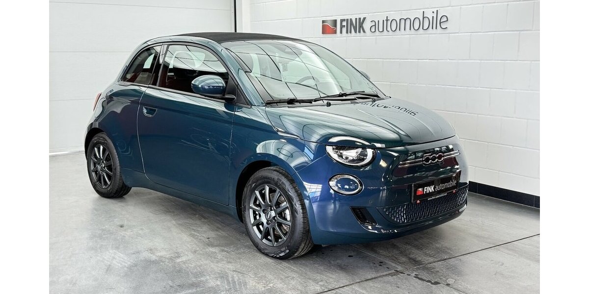 Fiat 500e Cabrio 1.Hand 42kWh Sitzheizung Kamera 15.200 km 21.320 &euro; Lich 35423