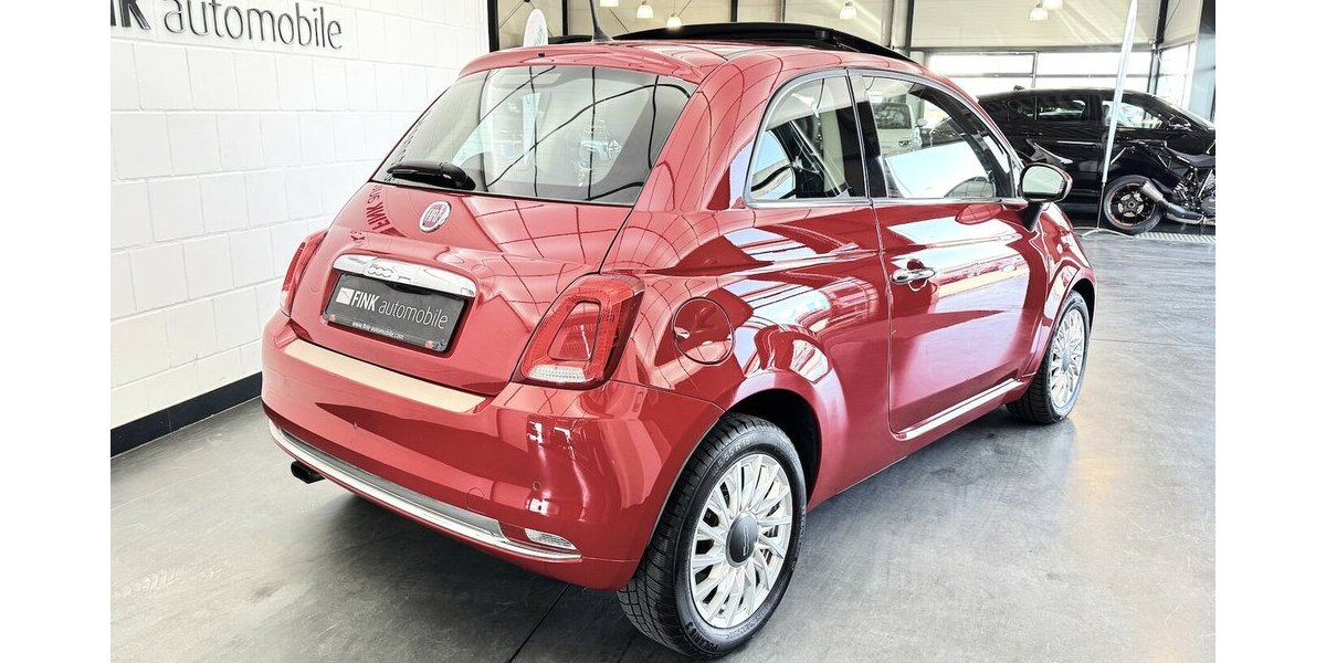 Fiat 500 0.9 TwinAir Lounge Schiebedach Klima PDC 50.900 km 9.595 &euro; Lich 35423