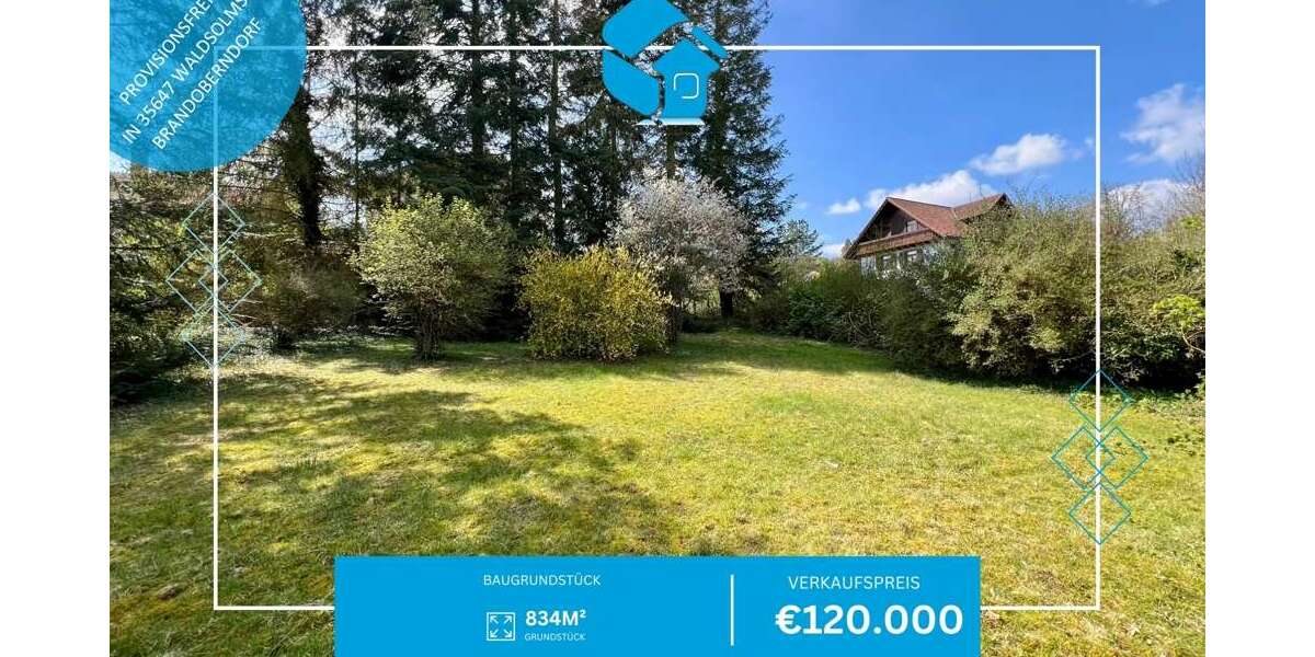 Grundstück Waldsolms / Brandoberndorf Brandoberndorf - 120.000&euro; | Angebot:26213849