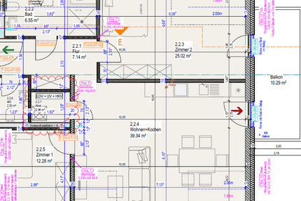 Wohnung Lahnau - 3 Zimmer, 100 m&sup2;, 1.200&euro; | Angebot:25933327