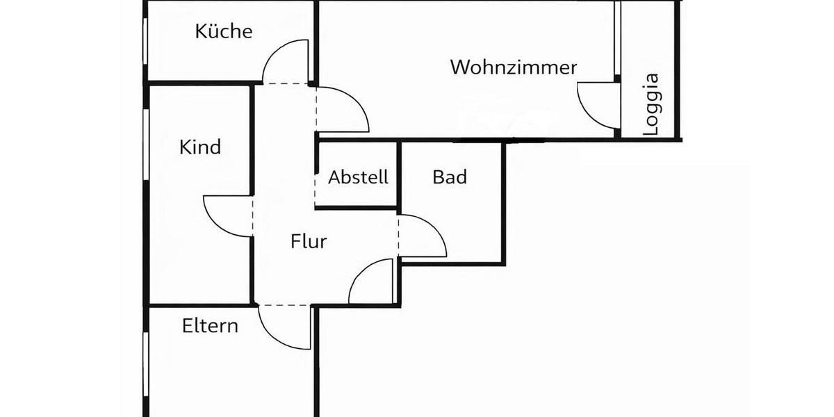 Etagenwohnung Gießen - 3 Zimmer, 80 m&sup2;, 1.240&euro; | Angebot:25838155