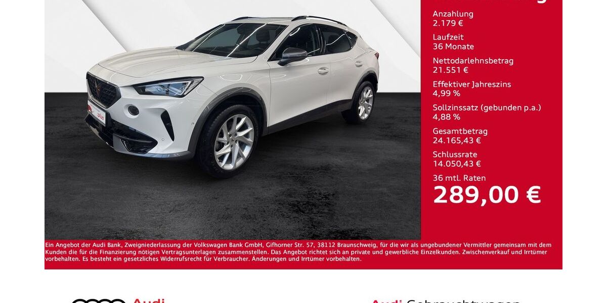 Cupra Formentor 60.950 km 23.730 &euro; Giessen 35394