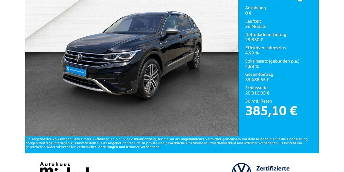 VW Tiguan Allspace 78.300 km 29.830 &euro; Gießen 35394