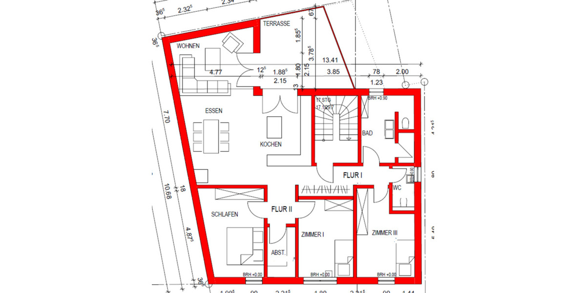 Etagenwohnung Gießen Allendorf - 4 Zimmer, 117 m&sup2;, 1.410&euro; | Angebot:25933527