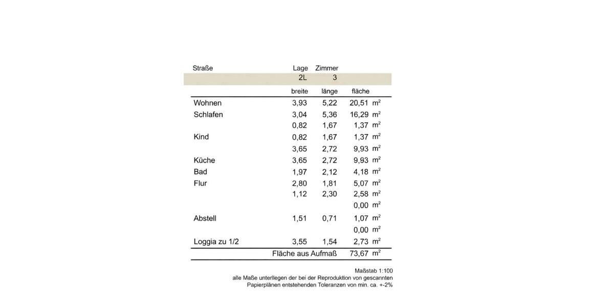 Etagenwohnung Bad Nauheim - 3 Zimmer, 73 m&sup2;, 230.000&euro; | Angebot:25973410