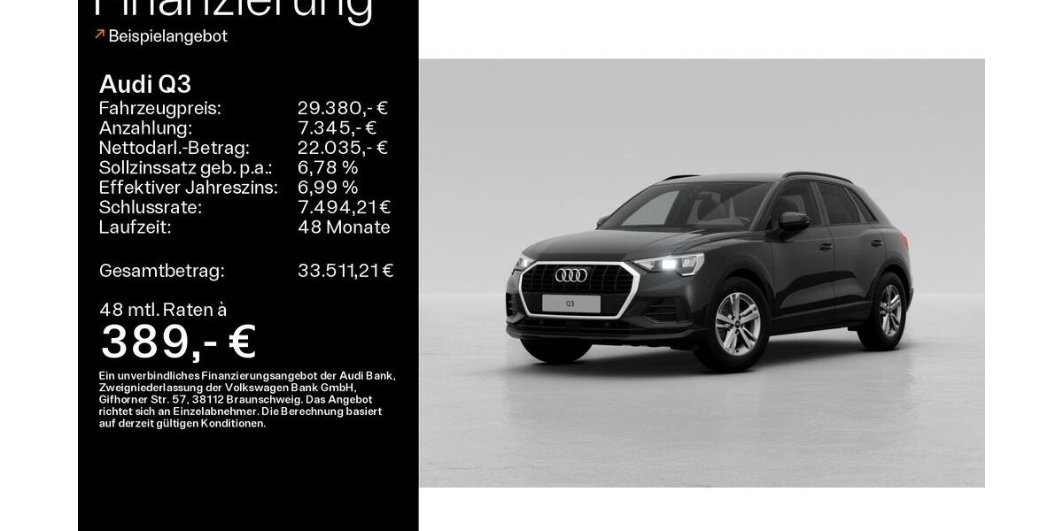 Audi Q3 37.378 km 27.990 &euro; Bad Nauheim 61231