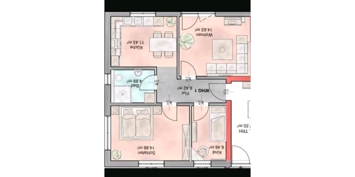 Etagenwohnung Braunfels - 1 Zimmer, 65 m&sup2;, 750&euro; | Angebot:25419188