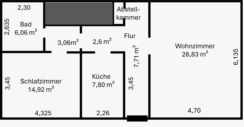 Etagenwohnung Homberg (Ohm) - 2 Zimmer, 69 m&sup2;, 550&euro; | Angebot:25626089