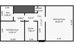 Etagenwohnung Homberg (Ohm) - 2 Zimmer, 69 m&sup2;, 550&euro; | Angebot:25626089