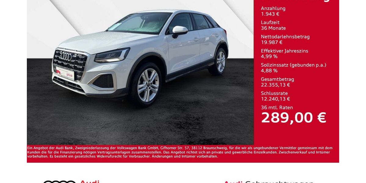 Audi Q2 47.950 km 21.930 &euro; Giessen 35394