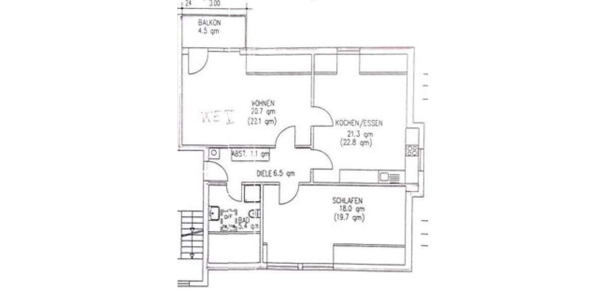 Etagenwohnung Reichelsheim / Beienheim Beienheim - 5 Zimmer, 127 m&sup2;, 354.000&euro; | Angebot:25729882