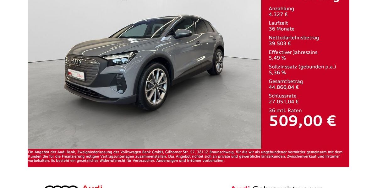 Audi Q4 e-tron 8.000 km 43.830 &euro; Giessen 35394