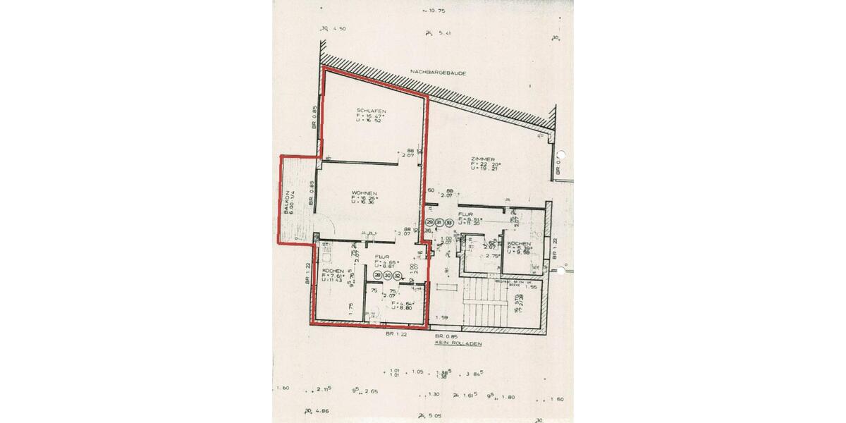 Etagenwohnung Bad Nauheim - 2 Zimmer, 50 m&sup2;, 825&euro; | Angebot:26634695