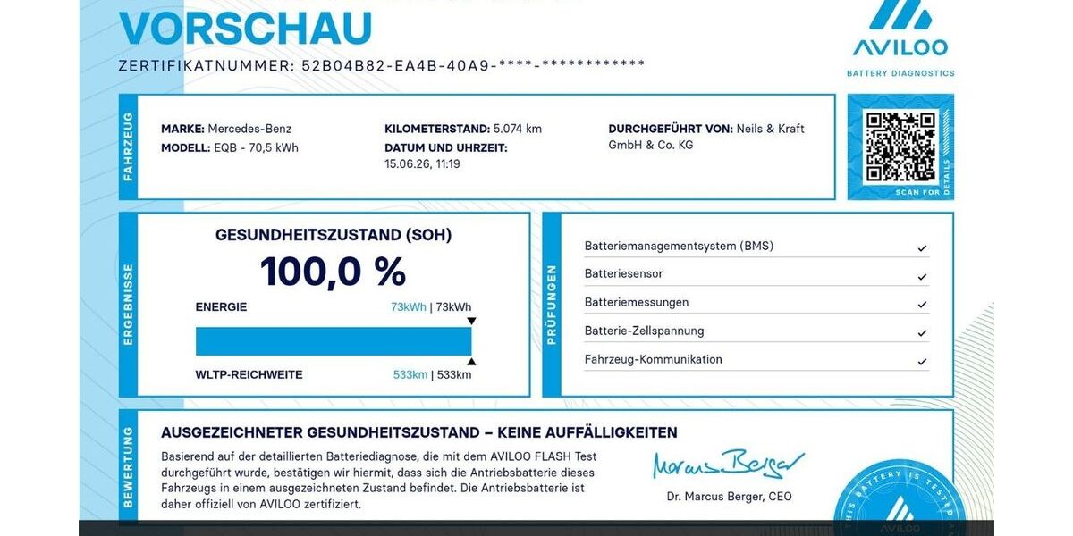 Mercedes-Benz EQB 5.100 km 40.730 &euro; Gießen 35396