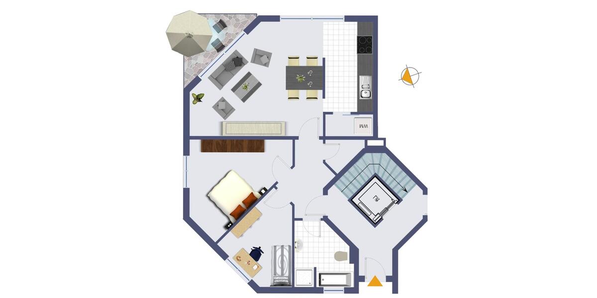 Etagenwohnung Herborn - 3 Zimmer, 82 m&sup2;, 870&euro; | Angebot:25986753