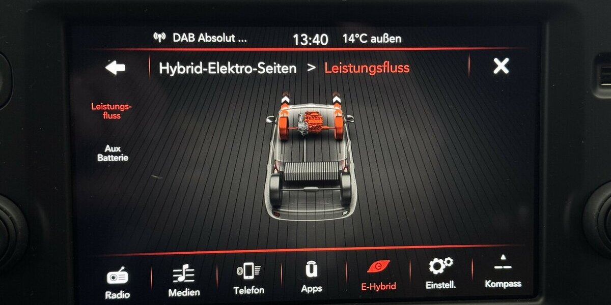 Fiat Panda Red 1.0 Hybrid 1.Hand Neuwertig! 1.600 km 14.220 &euro; Lich 35423