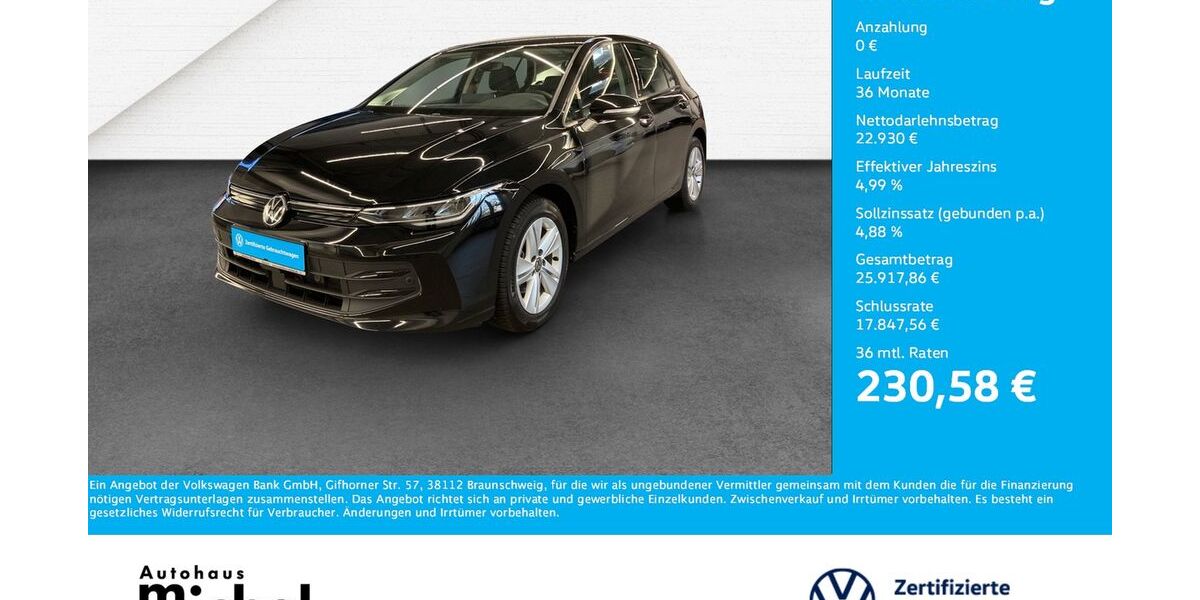 VW Golf 26.450 km 22.930 &euro; Gießen 35394