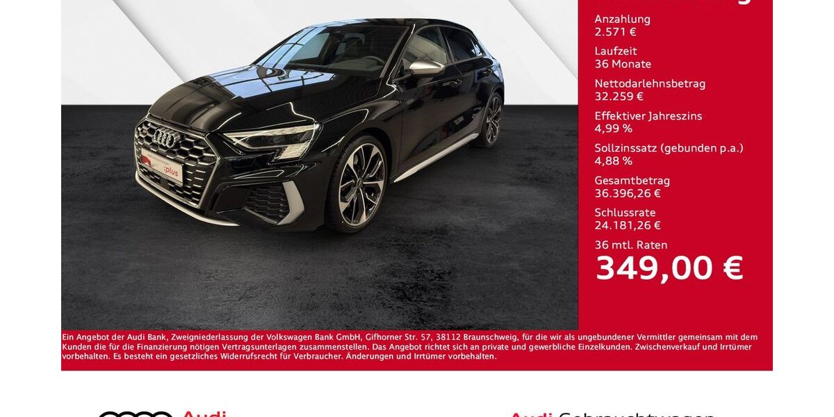 Audi S3 26.240 km 34.830 &euro; Giessen 35394