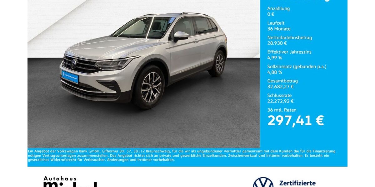 VW Tiguan 48.150 km 28.930 &euro; Gießen 35394