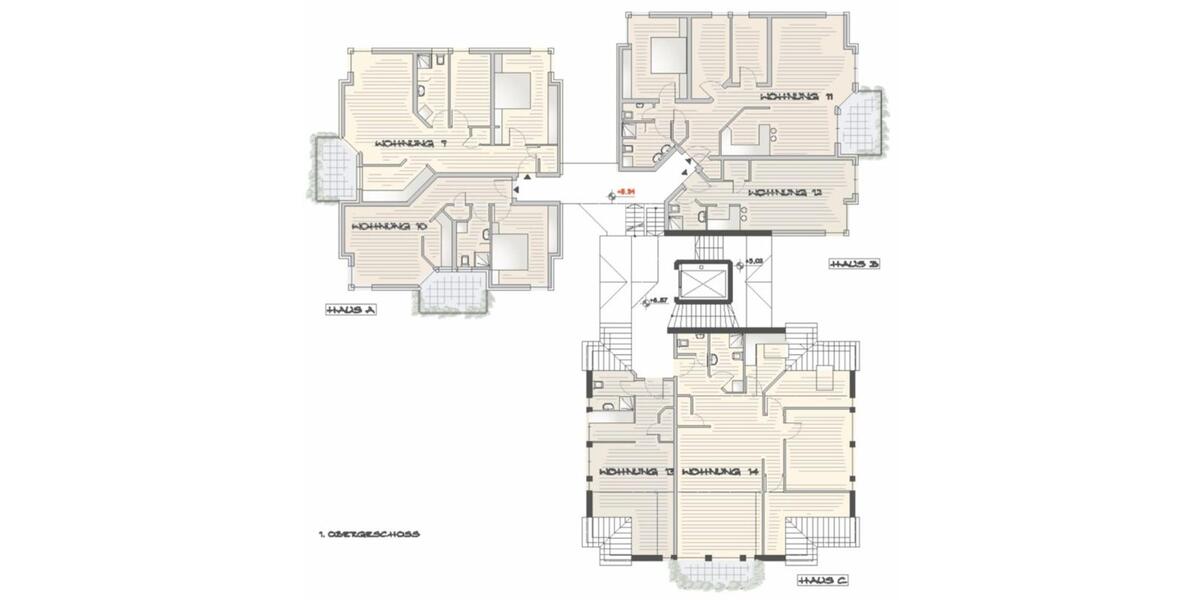 Etagenwohnung Biebertal - 3 Zimmer, 80 m&sup2;, 750&euro; | Angebot:25483343