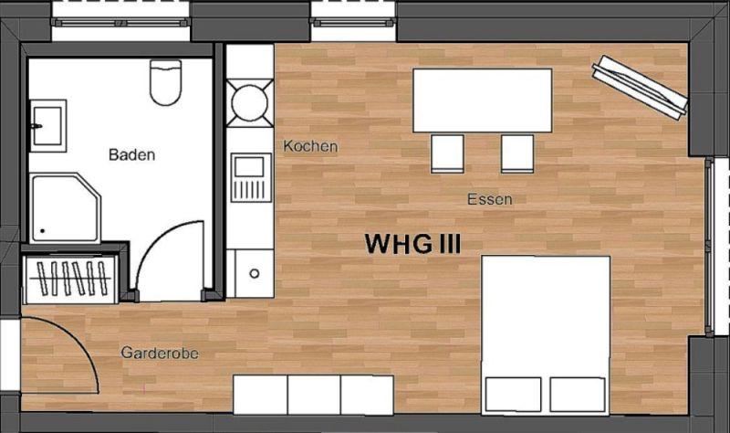 Etagenwohnung Hungen - 1 Zimmer, 35 m&sup2;, 450&euro; | Angebot:25653884