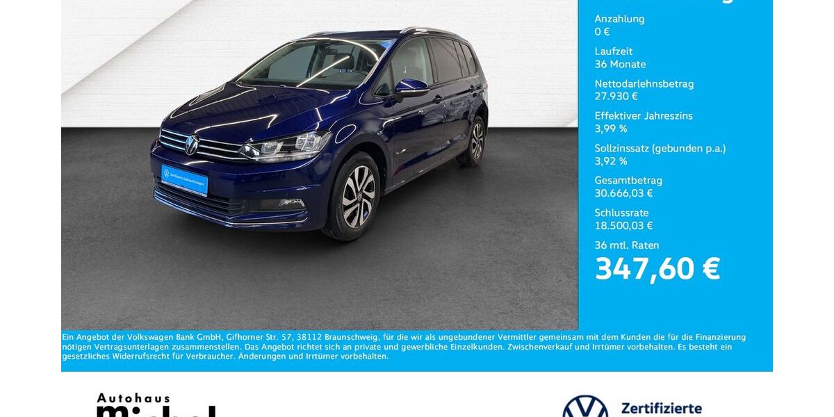 VW Touran 69.950 km 27.930 &euro; Gießen 35394