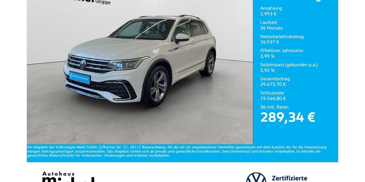 VW Tiguan 89.100 km 29.930 &euro; Gießen 35394