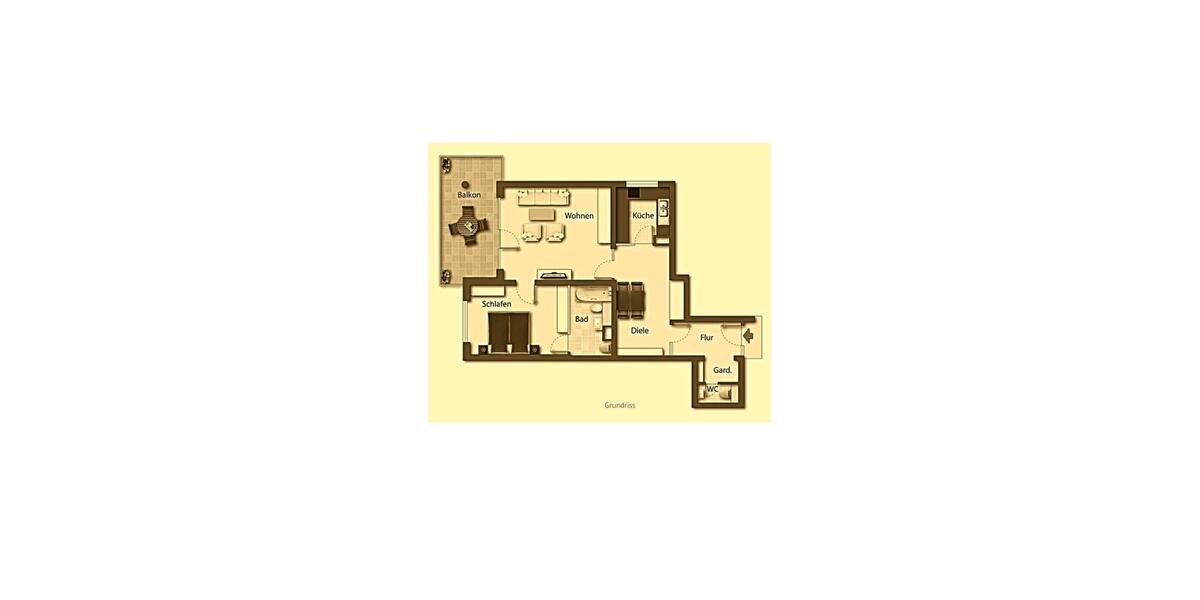 Erdgeschoßwohnung Buseck - 2.5 Zimmer, 82 m&sup2;, 189.000&euro; | Angebot:26004398