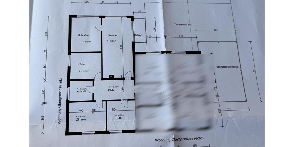 Etagenwohnung Gladenbach - 4 Zimmer, 120 m&sup2;, 990&euro; | Angebot:25327573