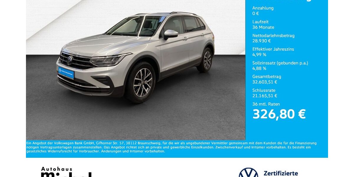 VW Tiguan 48.150 km 28.930 &euro; Gießen 35394