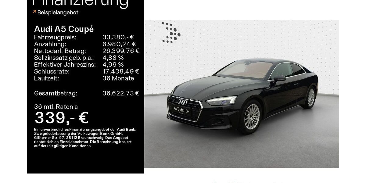 Audi A5 63.074 km 32.990 &euro; Bad Nauheim 61231