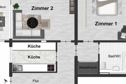 Wohnung Gießen - 2 Zimmer, 68 m&sup2;, 1.000&euro; | Angebot:25928484